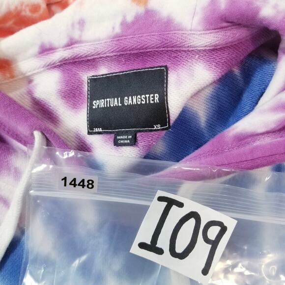 Spiritual Gangster x Peloton Unisex Tie Dye Hoodie Pullover Sweater - Picture 13 of 13